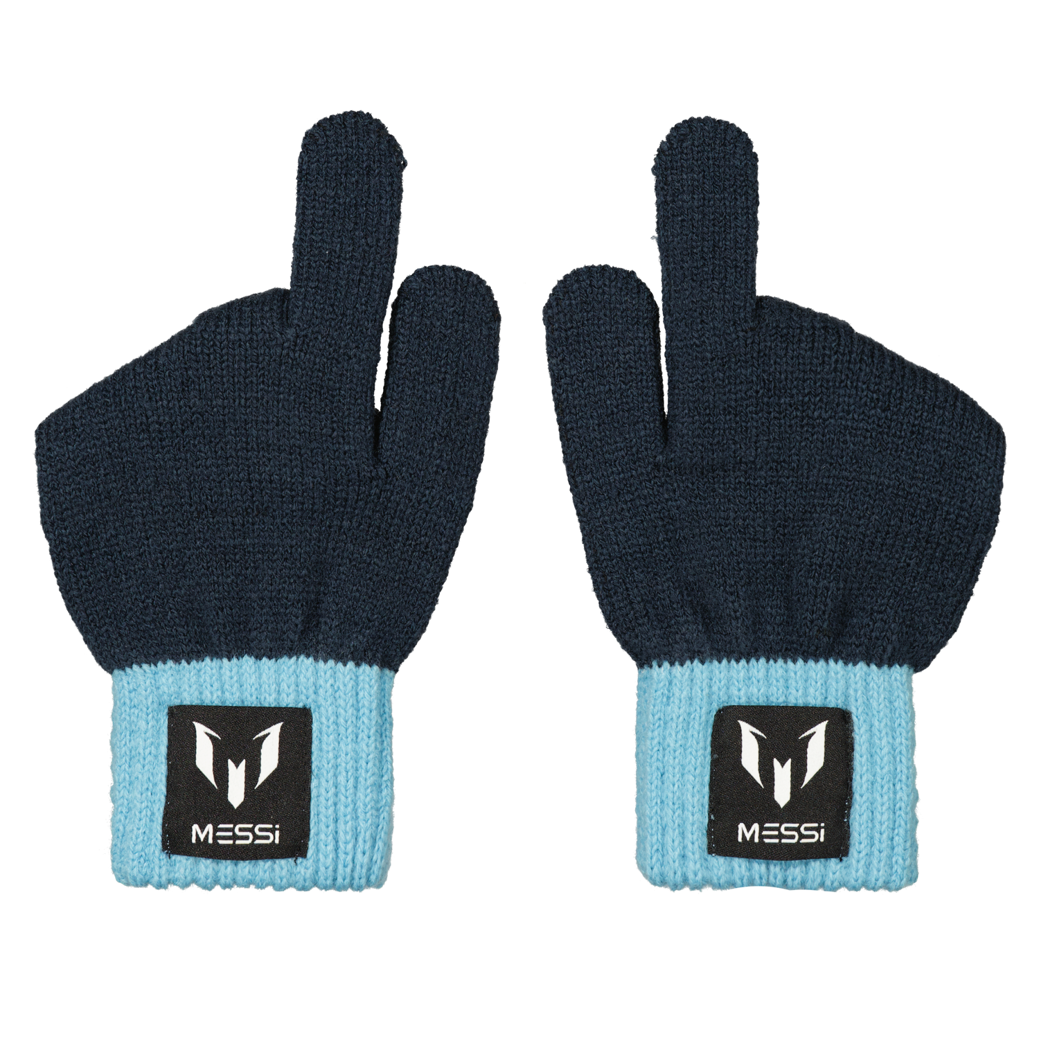 Vingino Messi! Strickhandschuhe - Navy/Hellblau