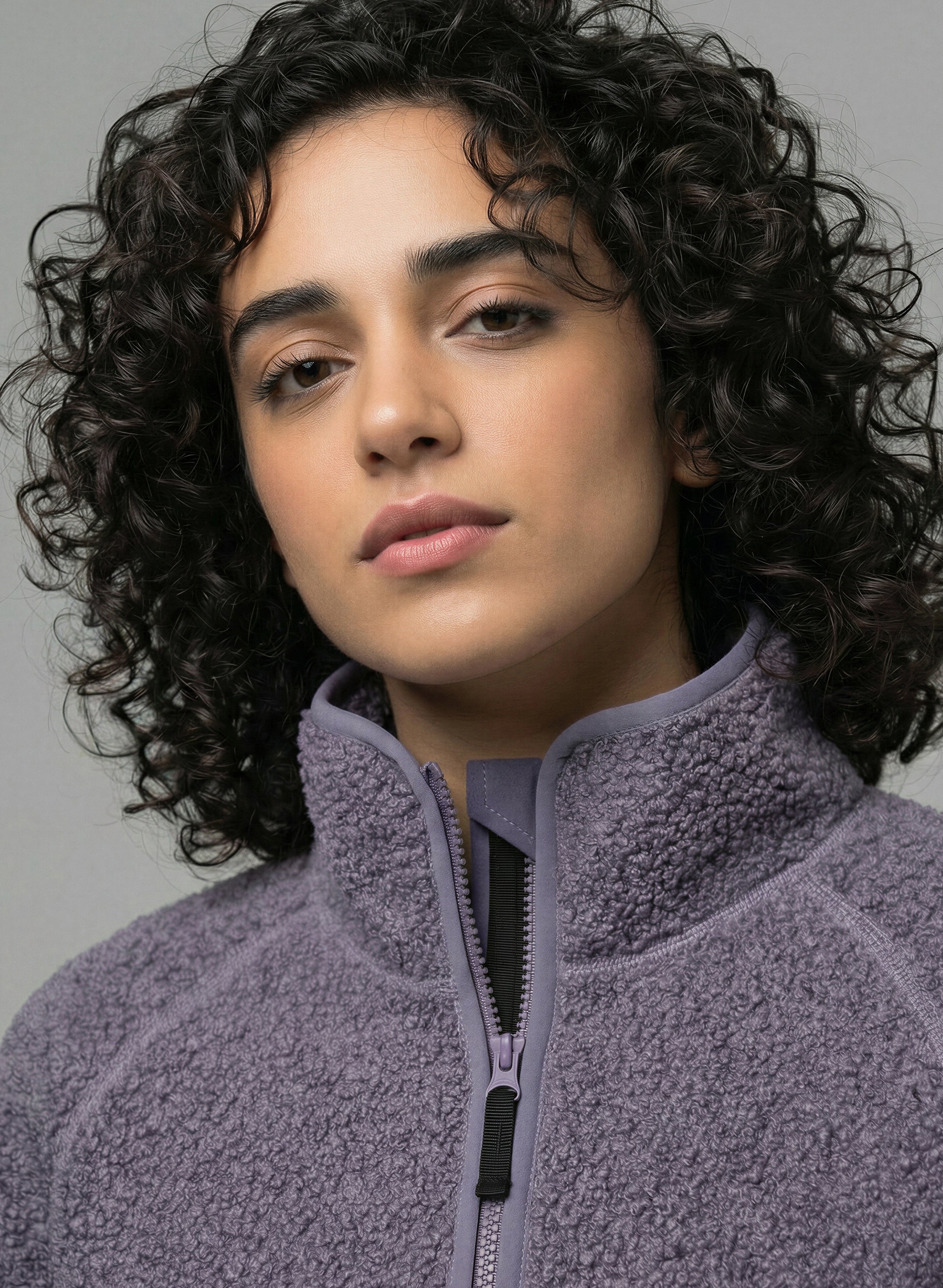 Derbe Damen Kuschelby Fleecejacke Purple Sage in Lila/Grau Derbe Damen Kuschelby Fleecejacke Purple Sage in Lila/Grau