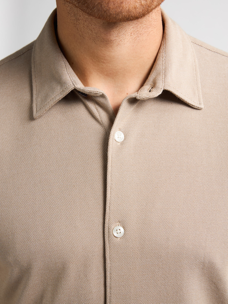 Petrol Industries Herren Hemd in Beige Petrol Industries Herren Hemd in Beige