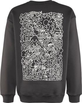 Blue Effect Jungs Sweatshirt in Kakao mit Doodle Print - Skifahren Blue Effect Jungs Sweatshirt in Kakao mit Doodle Print - Skifahren
