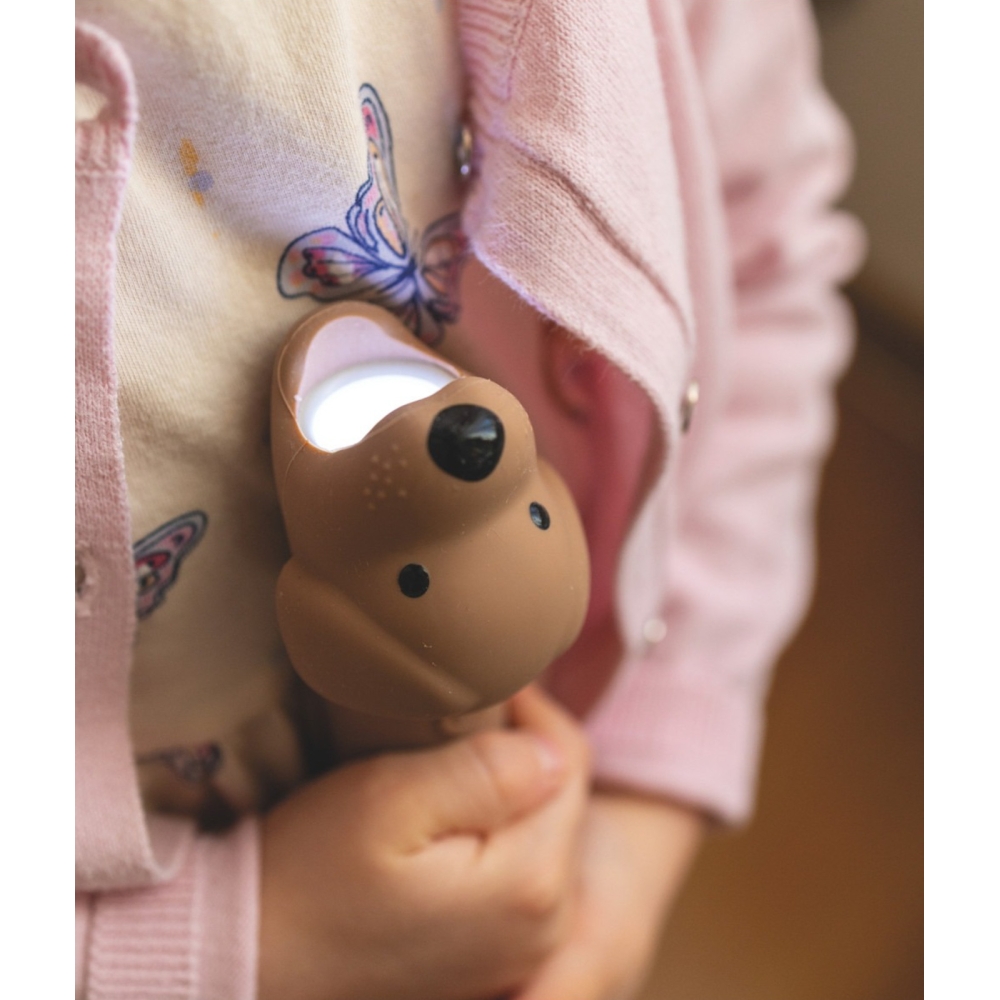 Rabbit & Friends Hund Taschenlampe in Braun - Buddy Rabbit & Friends Hund Taschenlampe in Braun - Buddy