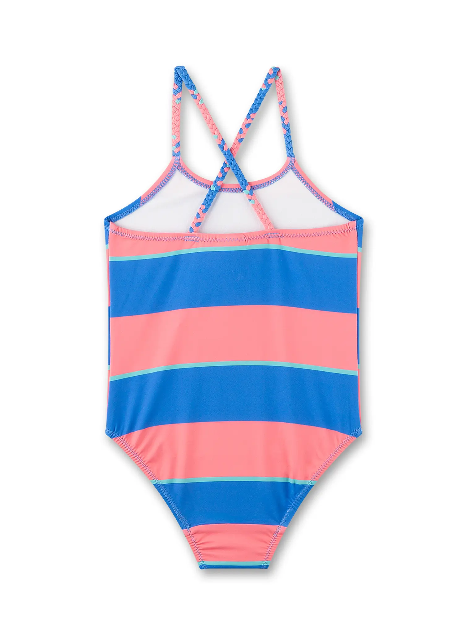 Sanetta Badeanzug gestreift - Pink/Blau - SALE