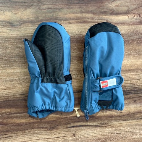 LEGO Wear Fäustlinge - Wasserdicht mit Reißverschluss in Blau LEGO Wear Fäustlinge - Wasserdicht mit Reißverschluss in Blau