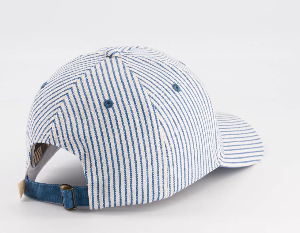 Chamaye Cap für Damen Herren und Kind - Marineblau Gestreift - HEARTBREAKER Chamaye Cap für Damen Herren und Kind - Marineblau Gestreift - HEARTBREAKER