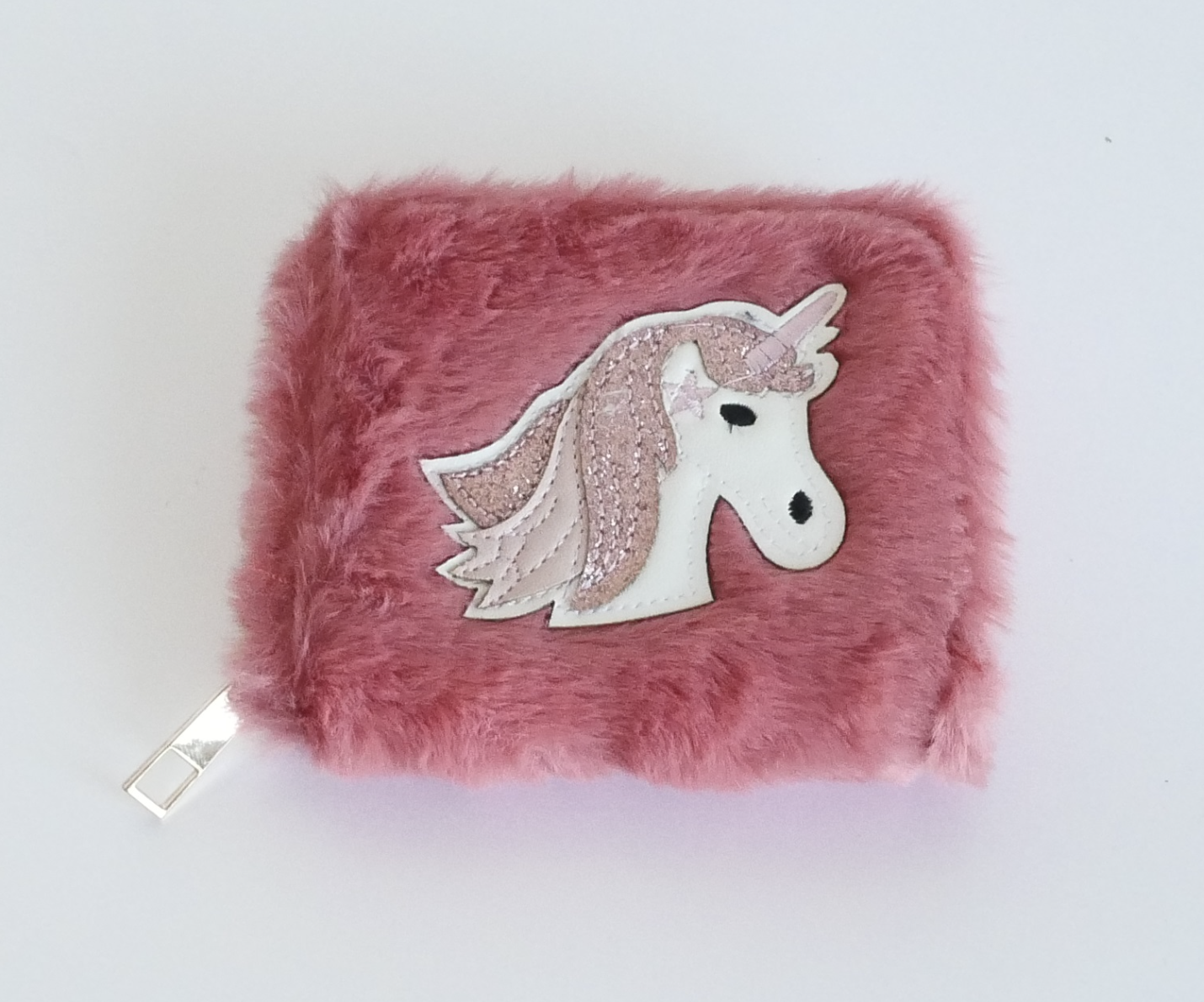 KisMe Kinder Geldbörse Plüsch Einhorn - Apricot Rot KisMe Kinder Geldbörse Plüsch Einhorn - Apricot Rot