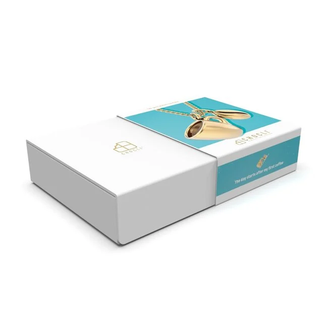 Chocli Halskette Vergoldet (18 Karat Gold) Kaffee Coffee