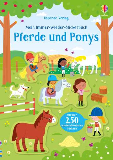 Pferde-u-Ponsy Usborne Mein immer - wieder - Stickerbuch Pferde und Ponys