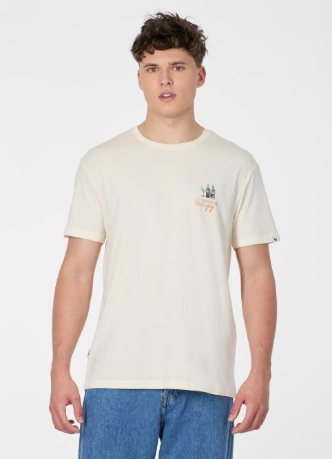 Ragwear Herren T-Shirt Viber - Summer Therapy in creme