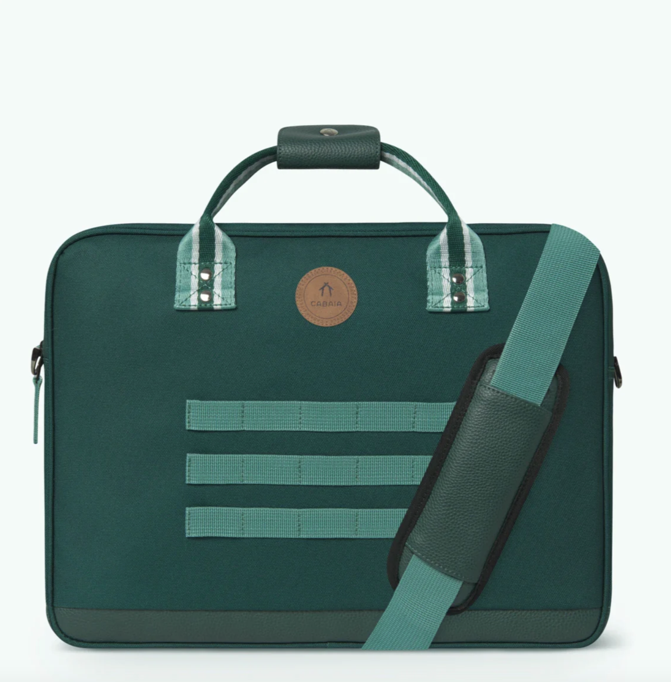 Cabaia Messenger LIMA mit Laptop-Fach Arbeitstasche - Grün - SALE Cabaia Messenger LIMA mit Laptop-Fach Arbeitstasche - Grün - SALE