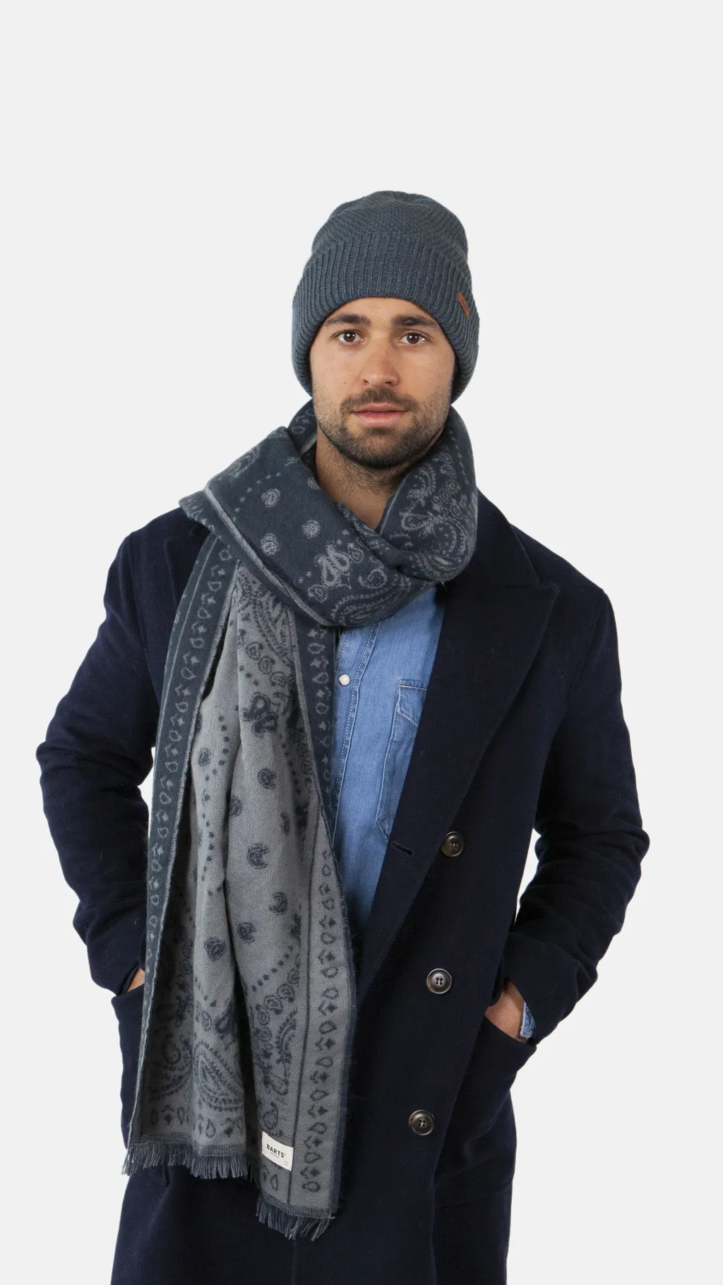 Barts Ail Herren mit Noppen in Blau - One Size Barts Ail Herren mit Noppen in Blau - One Size