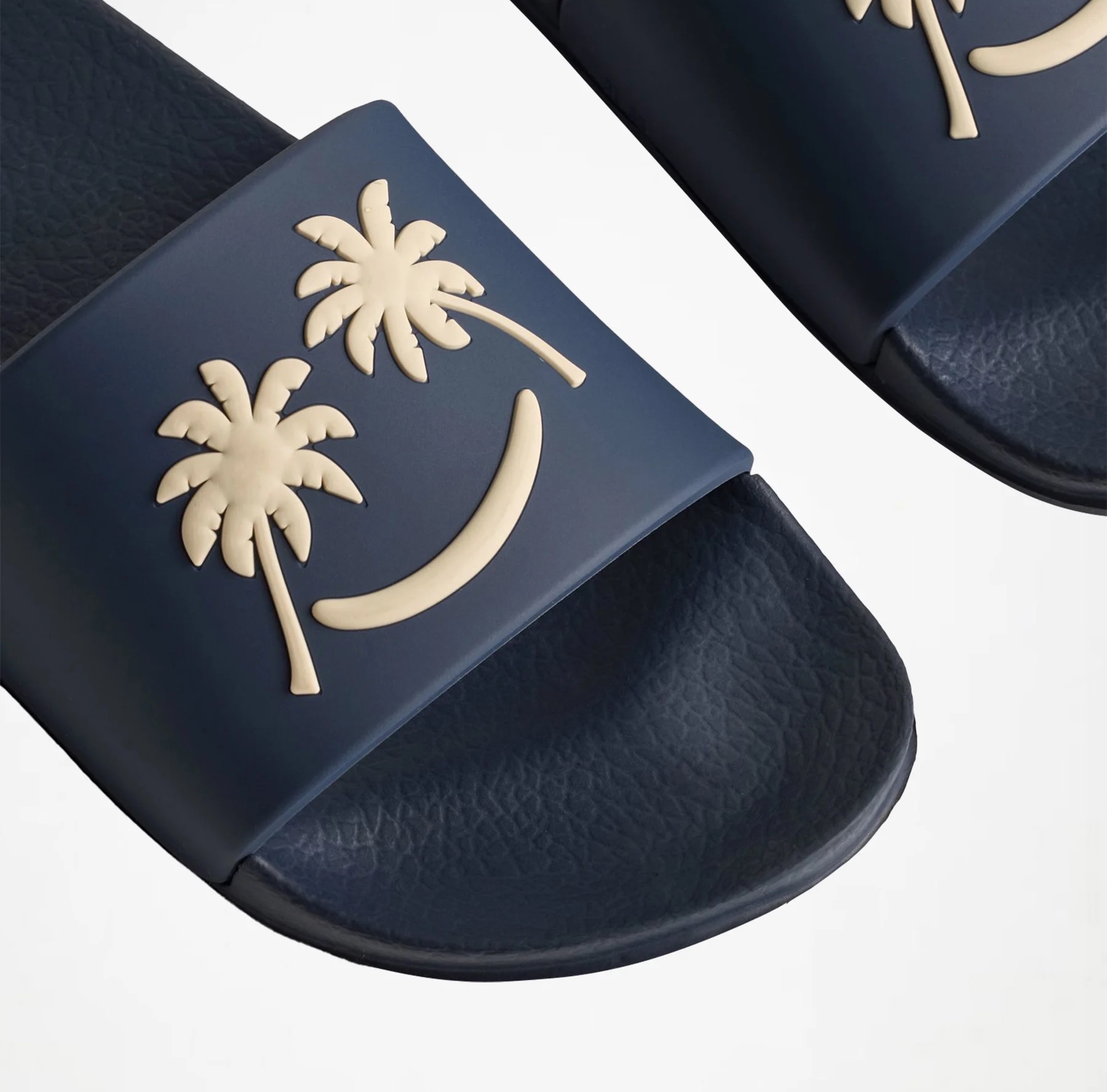 Molo Zhappy Slide Flip Flop Sandalen in Navy Blau - Palmen