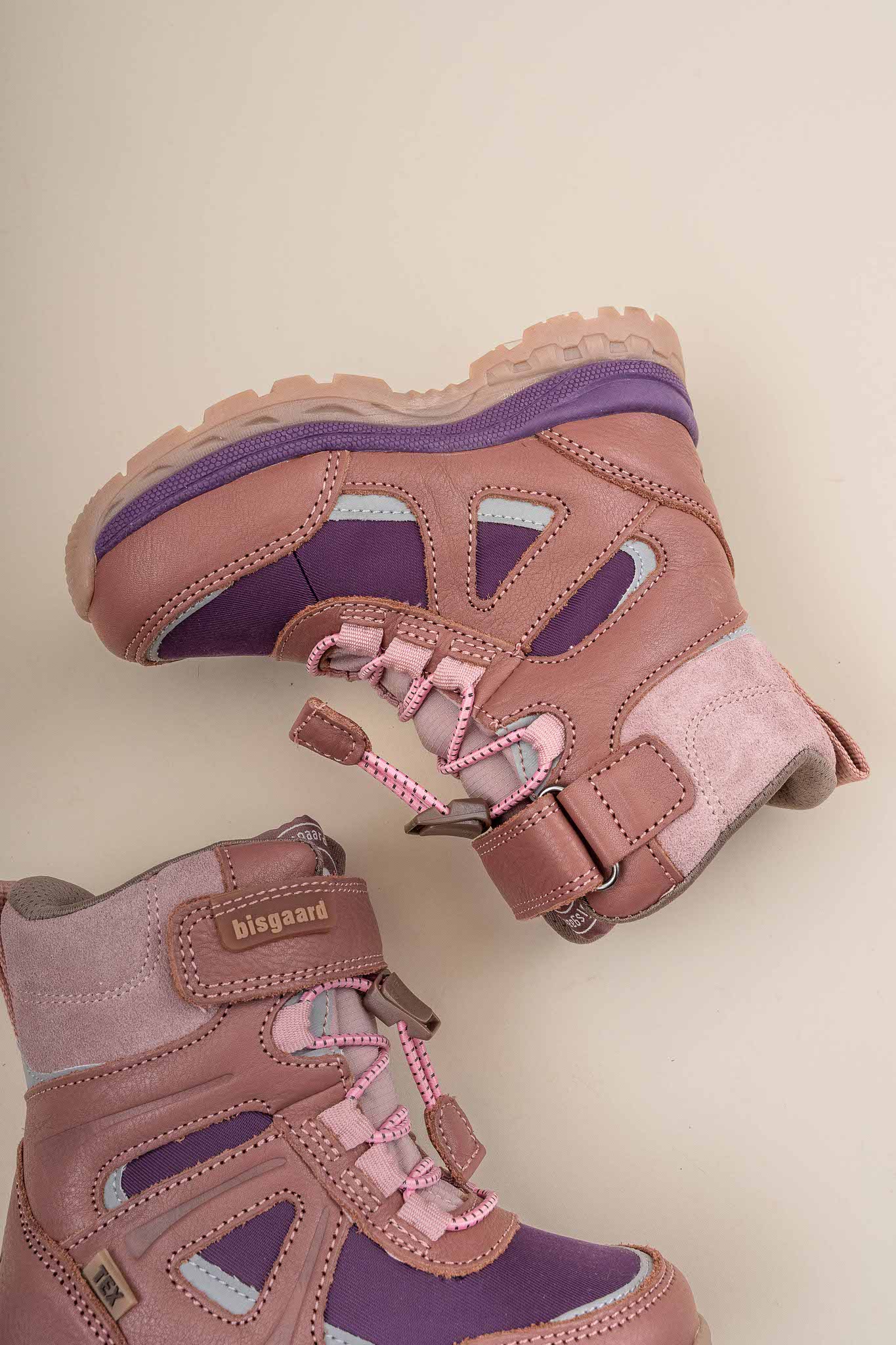 Bisgaard BRUCE TEX Winterstiefel mit Klett - Plum Bisgaard BRUCE TEX Winterstiefel mit Klett - Plum