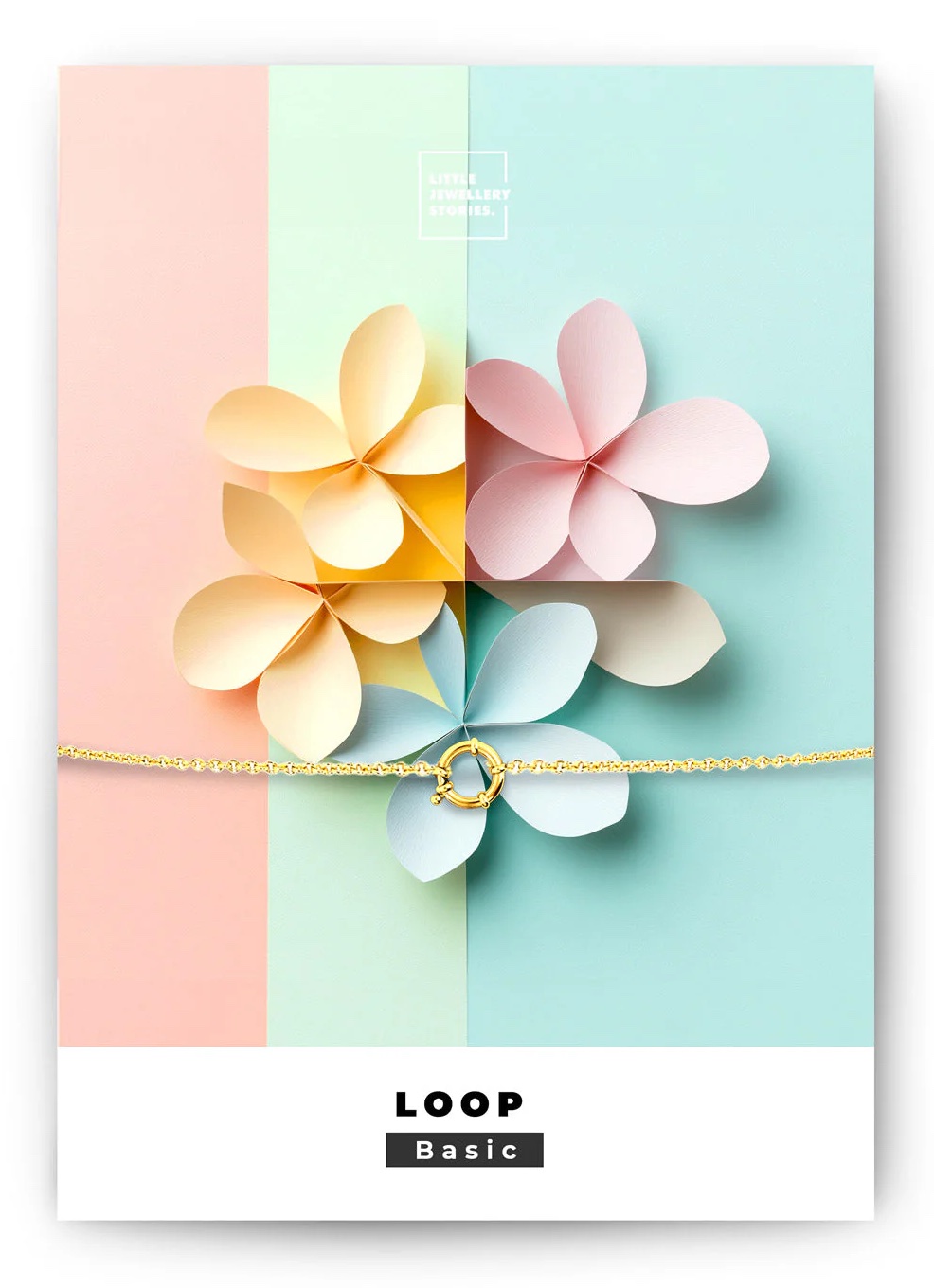 AIMI Basic ArmbandLoop in Gold - Perfekt für die Birthstone Charms 