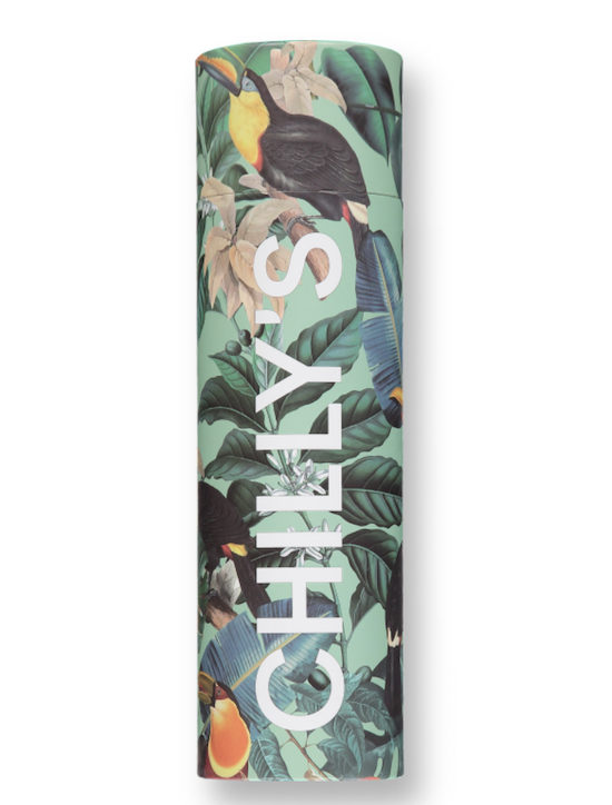 Chilly's Edelstahl Thermos Flasche Tropical Tukan 500 ml