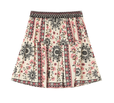 Grace & Mila Precieuse Rock mit Floralem Boho Print - SALE Grace & Mila Precieuse Rock mit Floralem Boho Print - SALE