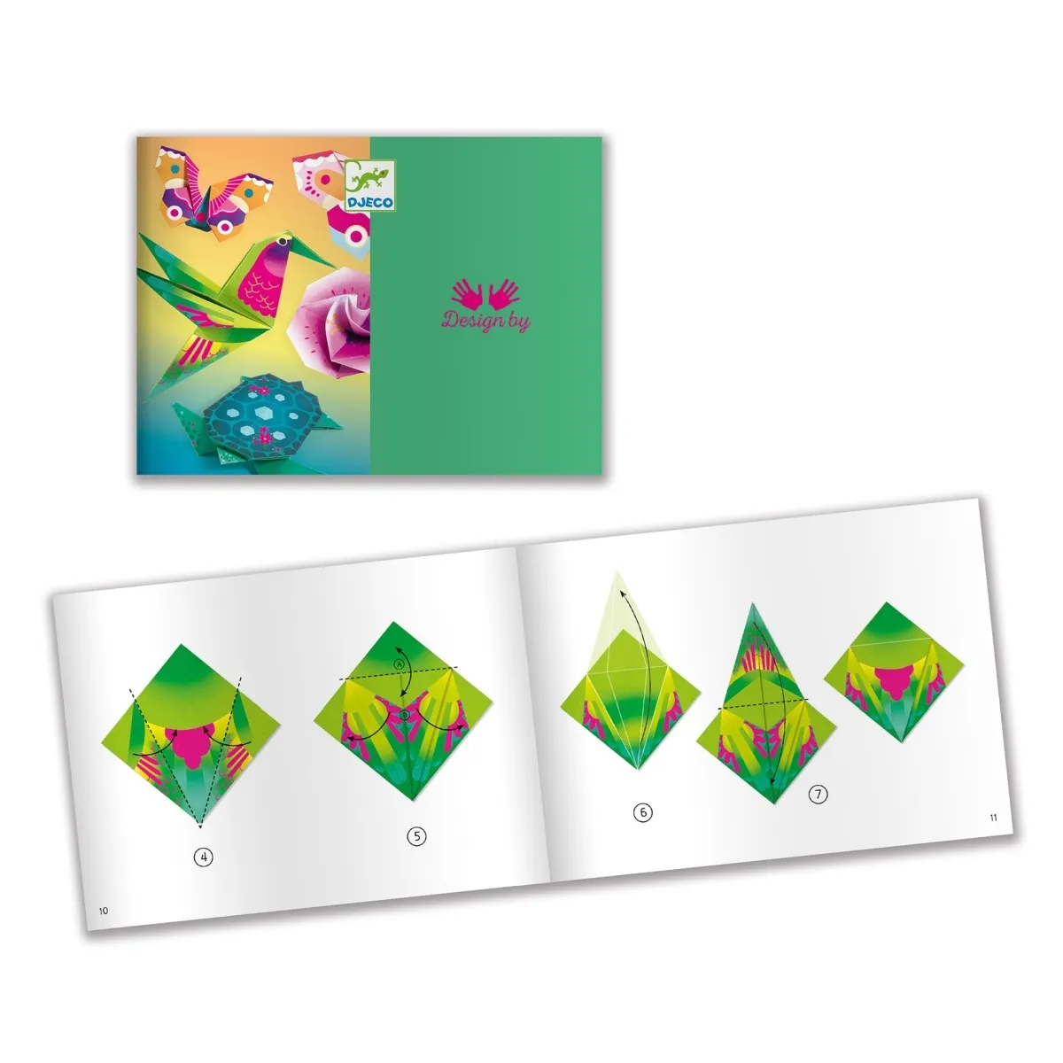 Djeco Kreativ Origami Set: Tropics