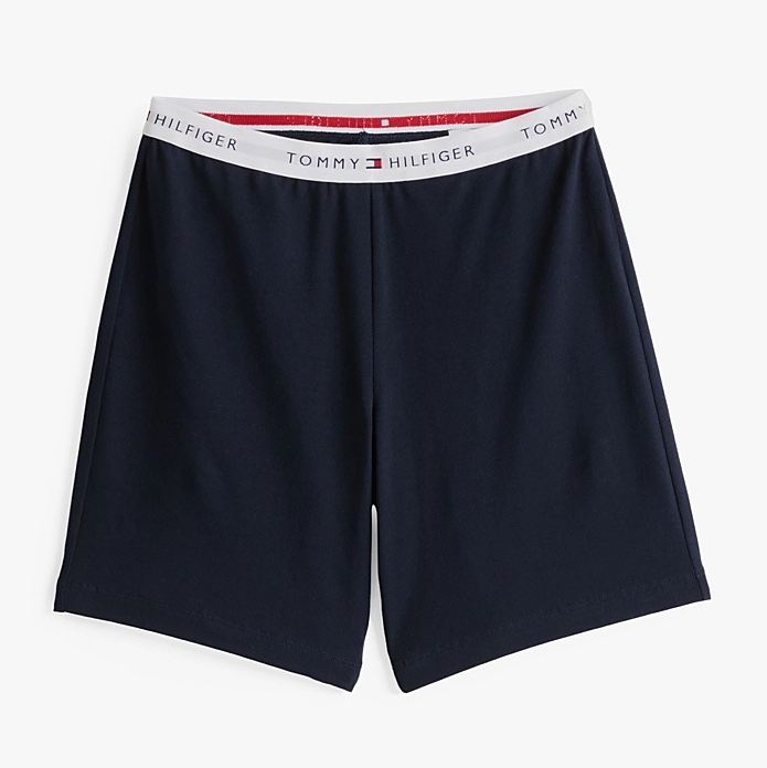 Tommy Hilfiger Signature Regular Fit Pyjama-Set Brenton Navy Weiß Gestreift Tommy Hilfiger Signature Regular Fit Pyjama-Set Brenton Navy Weiß Gestreift