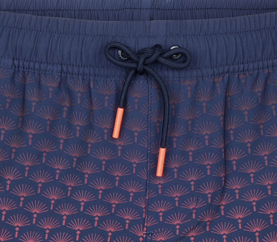 Petrol Industries Herren Badehose in Navy mit allover Palmen in Rot Petrol Industries Herren Badehose in Navy mit allover Palmen in Rot