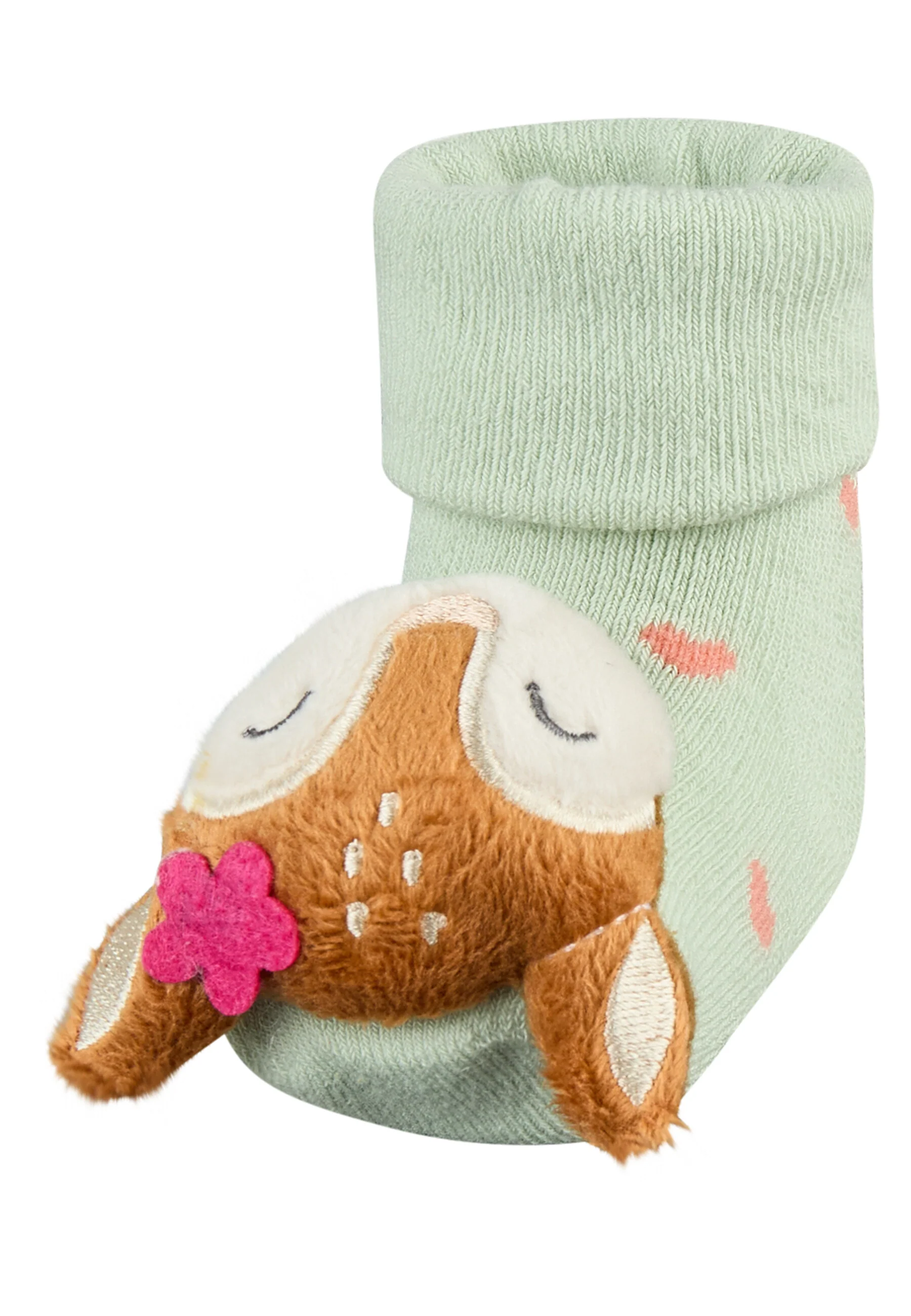 Sterntaler Baby Rasselsöckchen - Rasselsocken in Grün - Reh Sterntaler Baby Rasselsöckchen - Rasselsocken in Grün - Reh
