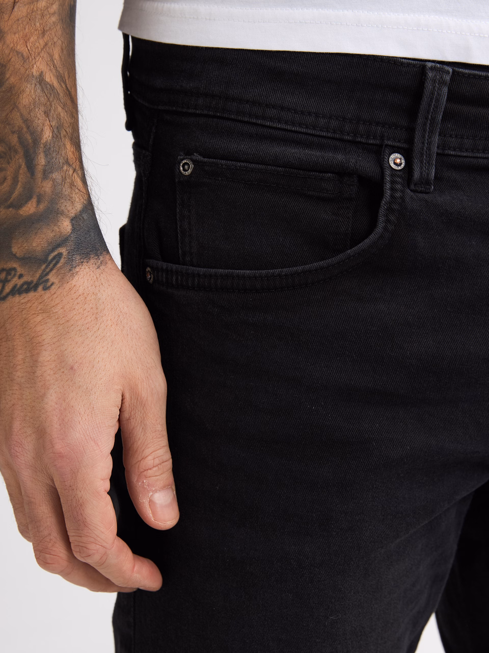 Petrol Industries Jeans STARLING Straight Leg in Black Stone Schwarz Petrol Industries Jeans STARLING Straight Leg in Black Stone Schwarz