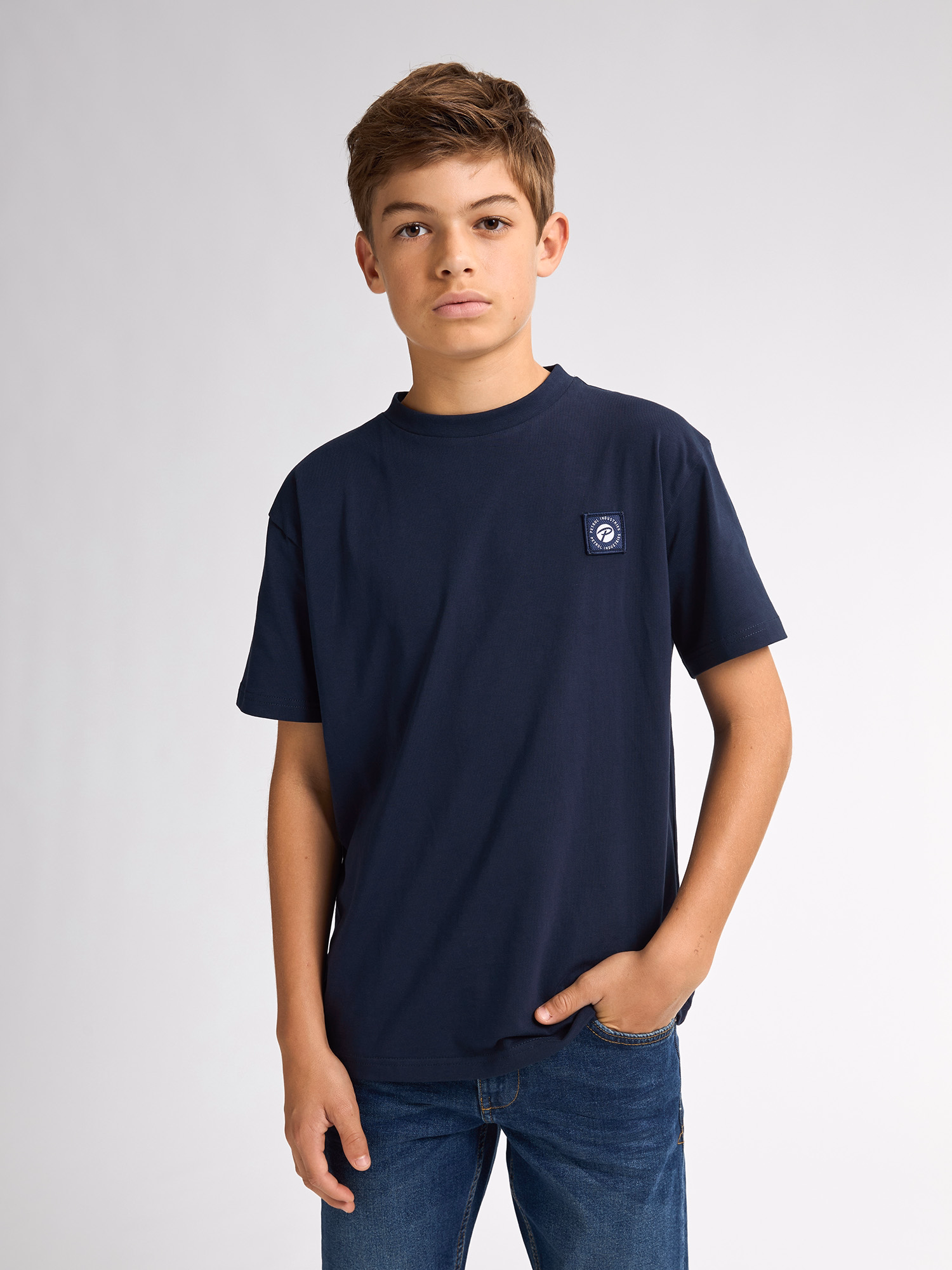 Petrol Industries Jungs kurzarm T-Shirt in Navy Blue 