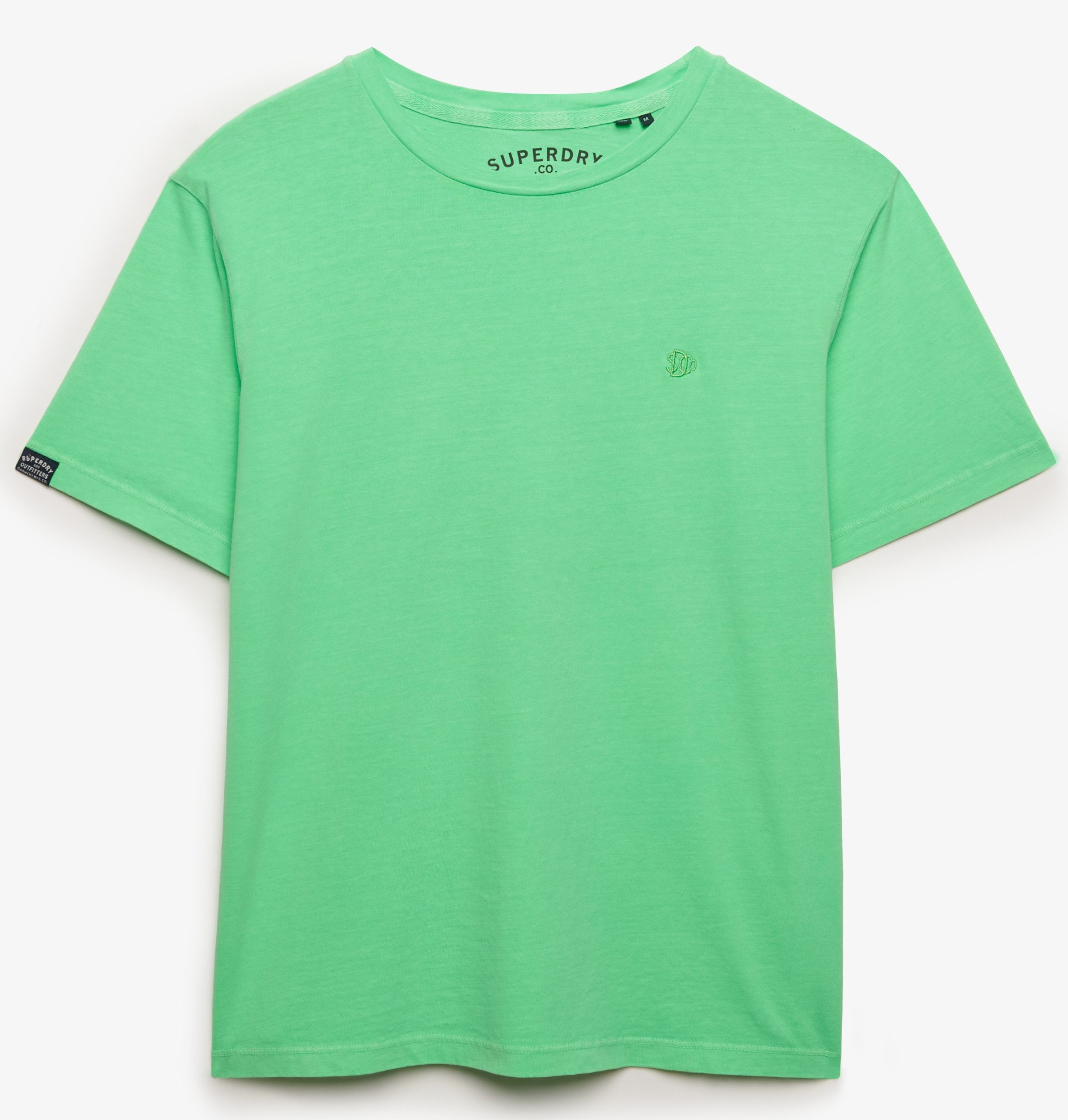 Supedry Herren Classic Essential T-Shirt in Neon Grün