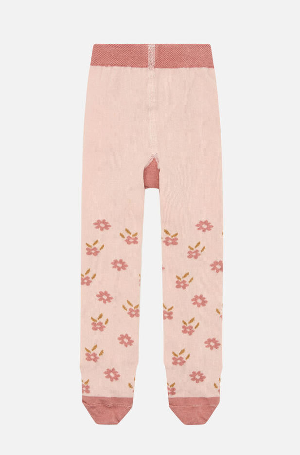 Hust & Claire Strumpfhose Frankie in Rosa - Blumen