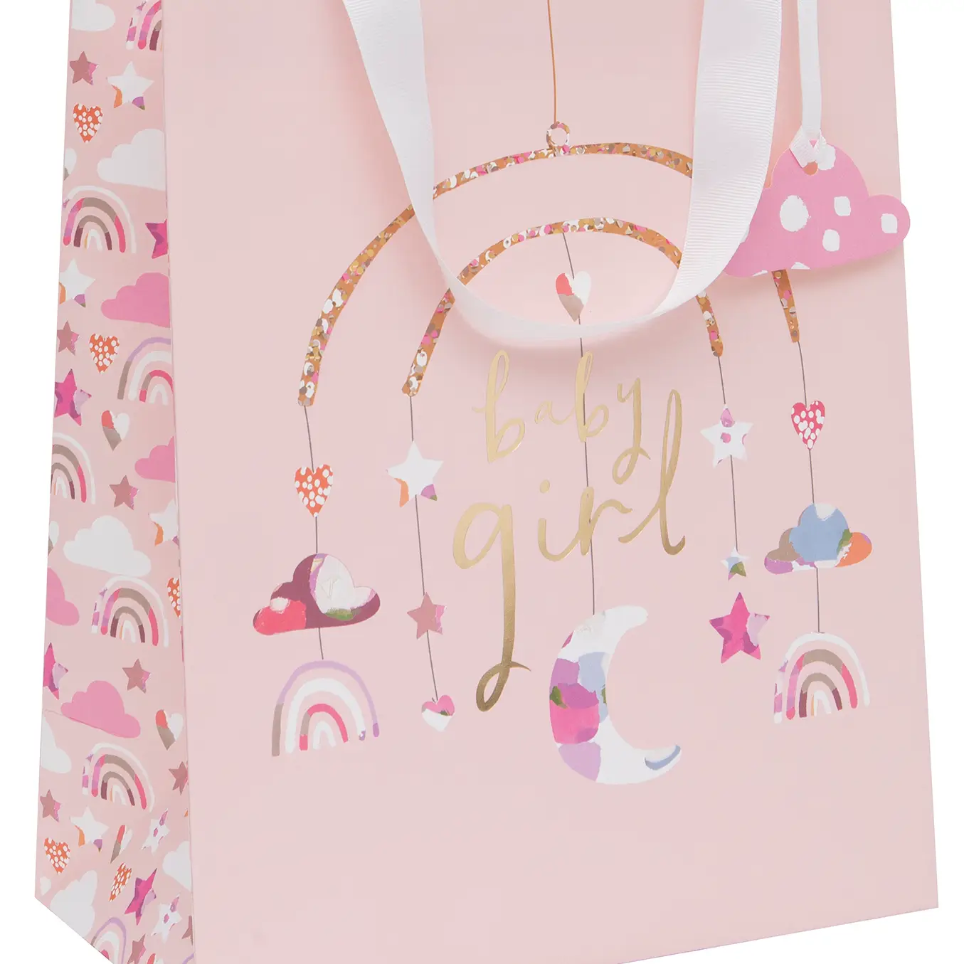 Glick Geschenktasche in Rosa mit Mobile - Large - Baby Girl - Mädchen Glick Geschenktasche in Rosa mit Mobile - Large - Baby Girl - Mädchen