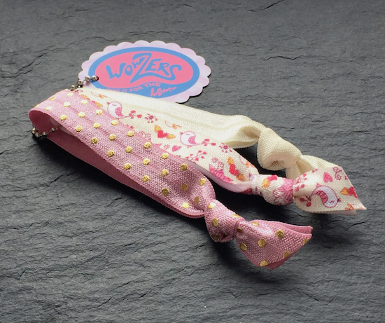 Wowzers Hair Ties Set von 3 Armbänder bzw. Haargummis - Vogelchen