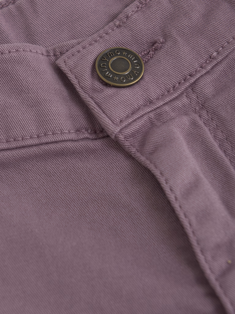 Minymo Wide Leg Chino in Elderberry Dusty Flieder - SALE Minymo Wide Leg Chino in Elderberry Dusty Flieder - SALE