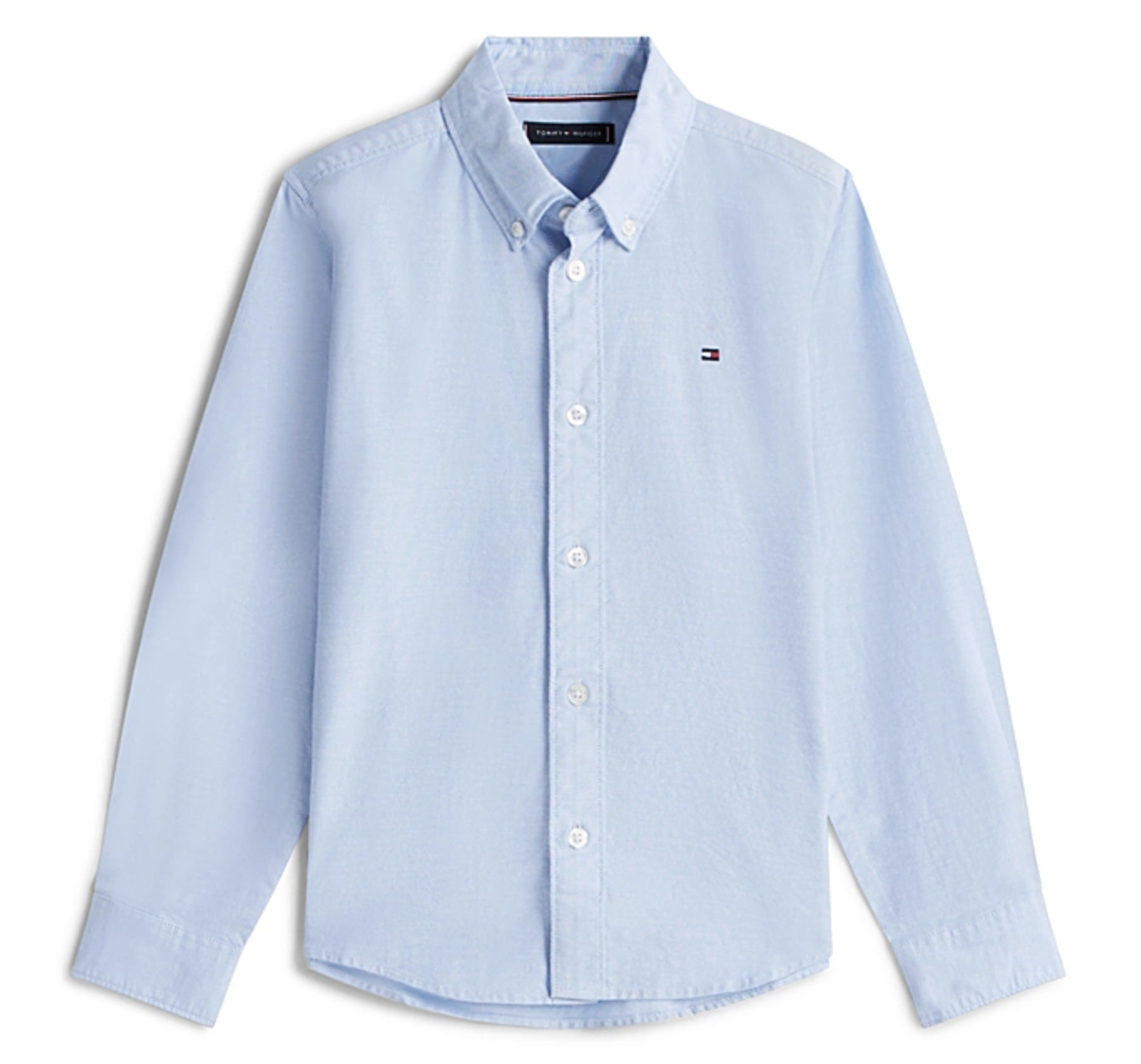 Tommy Hilfiger Jungs Essentials Hemd Oxford in Hellblau