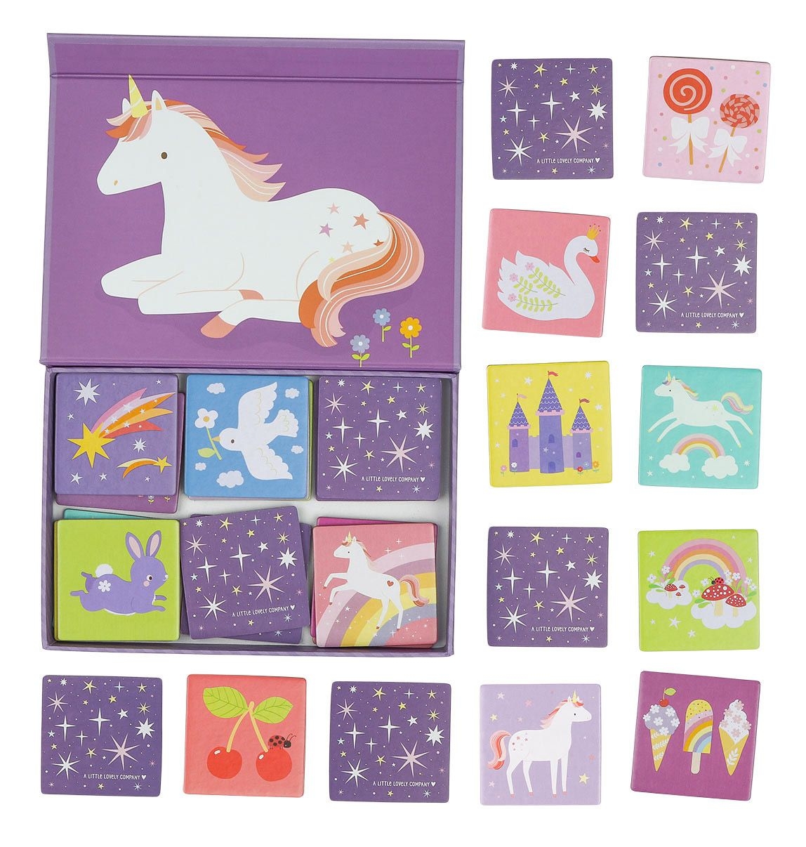 A Lovely Little Company Memory Match / Einhorn