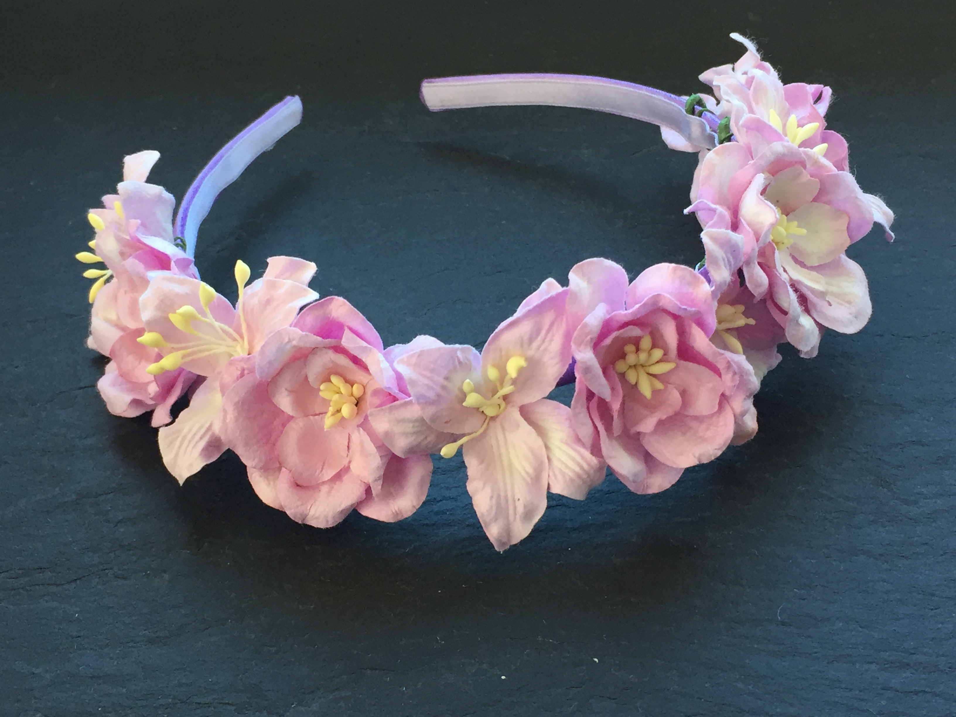 Wowzers Blütenkrone - Crown of Flowers - Handgefertigt - Farbauswahl - Große Blüten