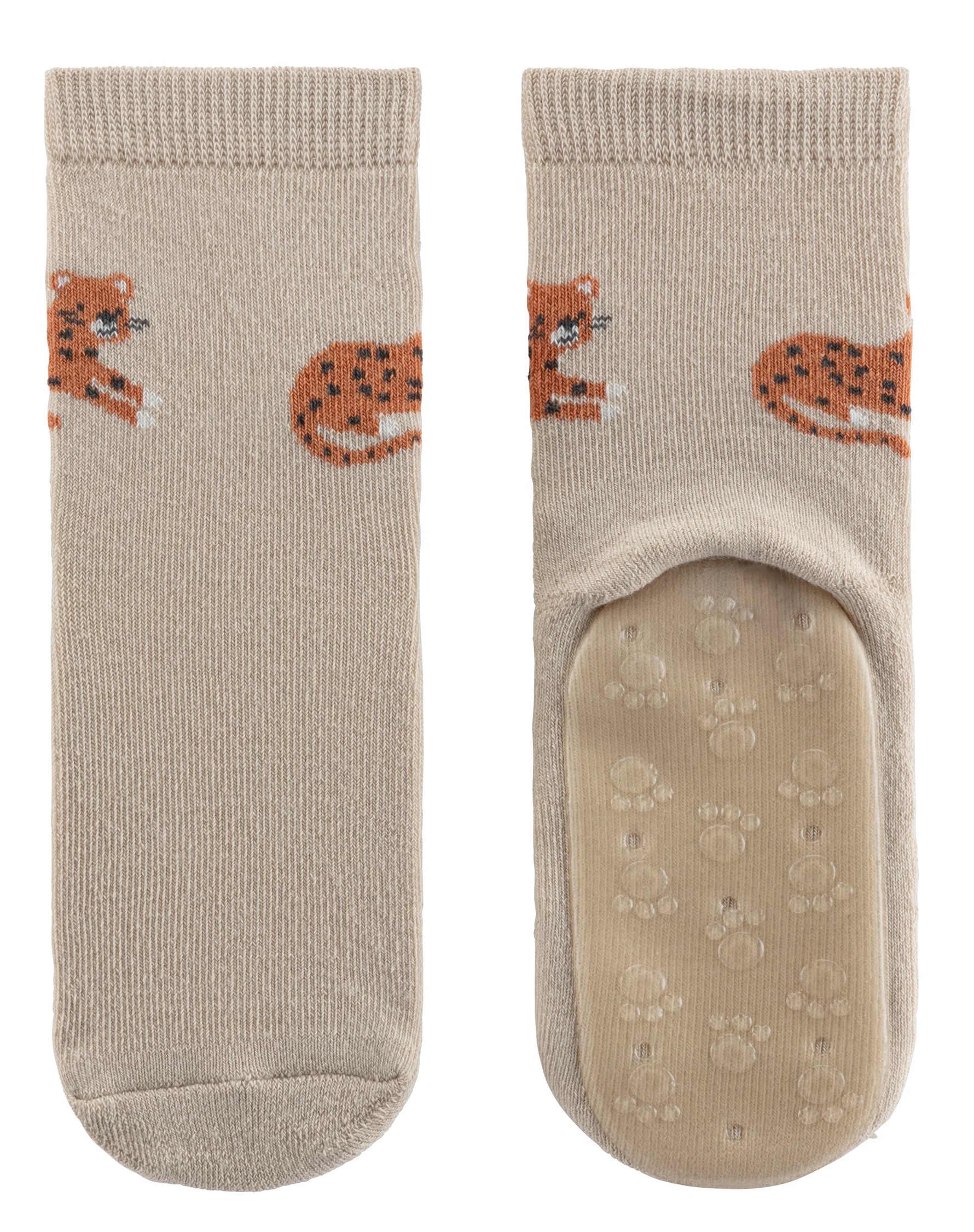 Sterntaler Fliesen Flitzer Stoppersocken Set in Beige - 2 Paar - Tiger & Tatzen Sterntaler Fliesen Flitzer Stoppersocken Set in Beige - 2 Paar - Tiger & Tatzen
