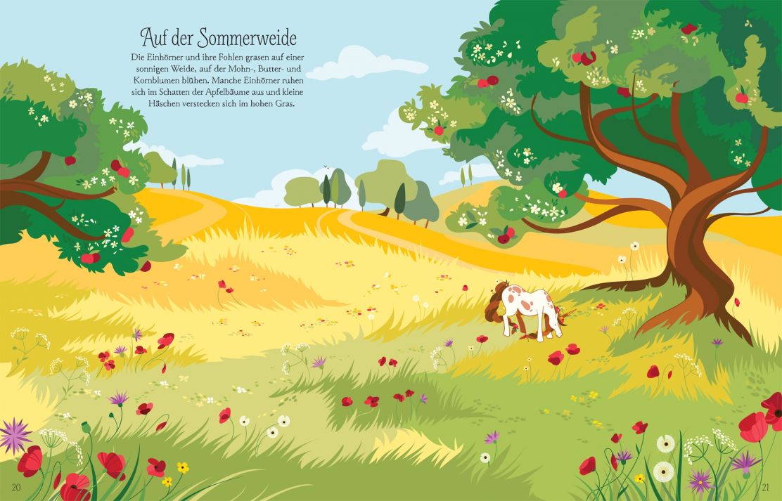 Usborne Mein funkelndes Stickerbuch - Im Reich der Einhörner