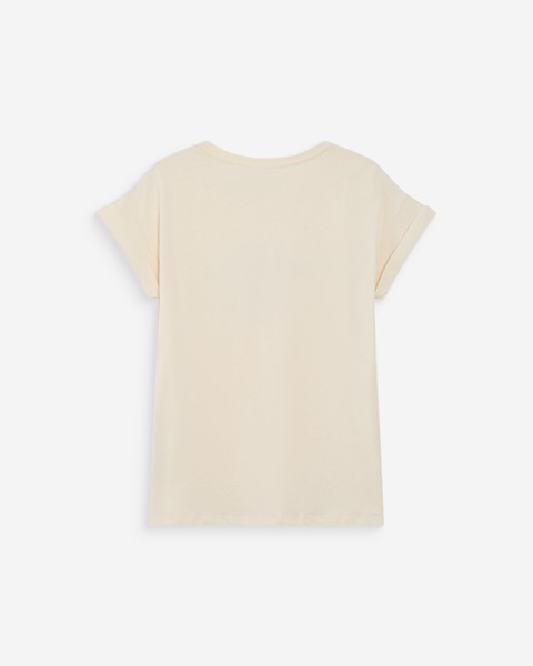 Grace & Mila T-Shirt MOCHA bedruckt - Creme Macchiato
