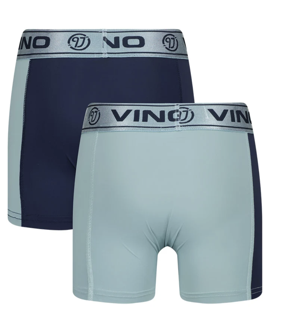 Vingino Boxer 2er Set - 4-Way Stretch Comfort Fit - Navy & Rauchblau Vingino Boxer 2er Set - 4-Way Stretch Comfort Fit - Navy & Rauchblau