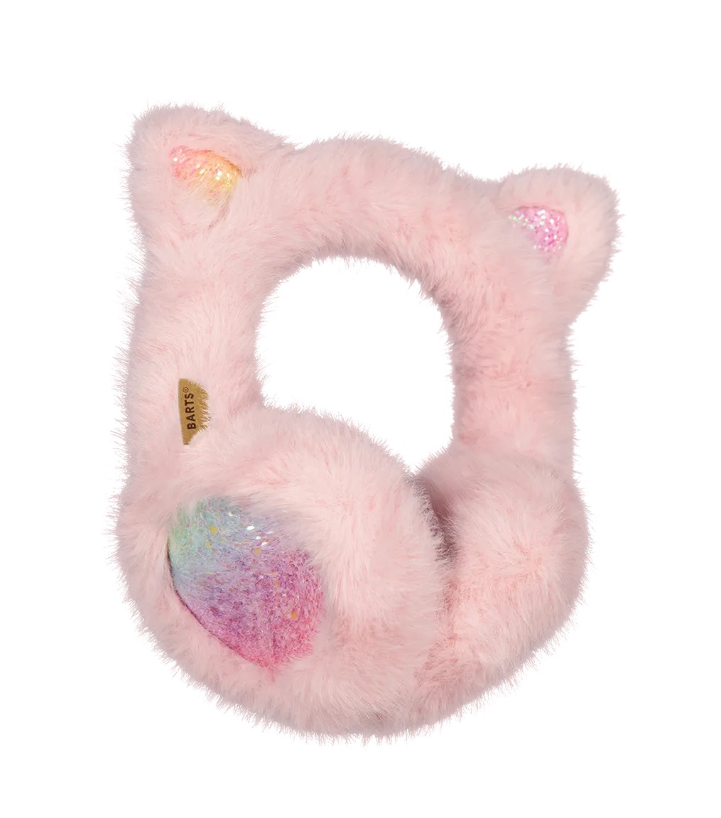 Barts Kids Twincky Ohrwärmer Earmuffs mit Kunstfell & Regenbogen Glitzer in Rosa mit Öhrchen Barts Kids Twincky Ohrwärmer Earmuffs mit Kunstfell & Regenbogen Glitzer in Rosa mit Öhrchen