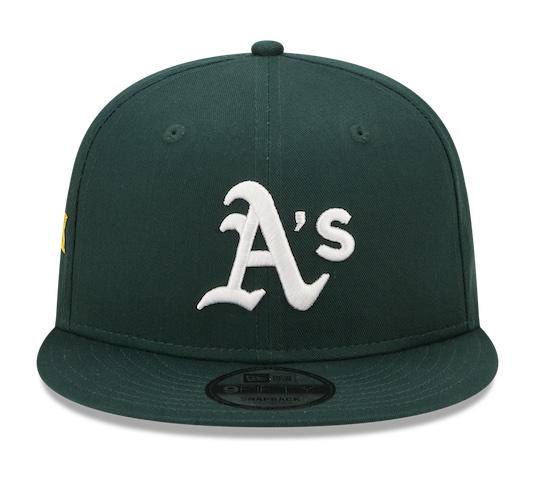 New Era 9Fifty Snapback Cap - Oakland Athletics Cooperstown in Grün