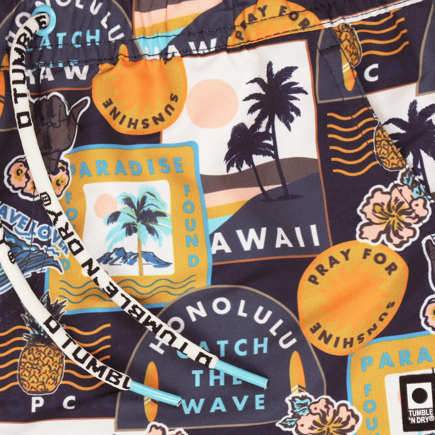 Tumble N Dry Badehose Schwimmshort mit Hawaii Print