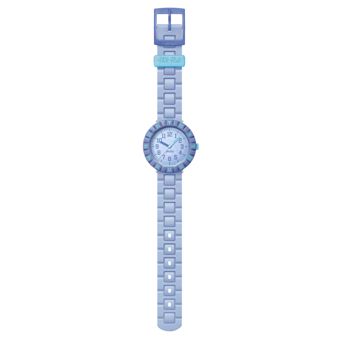 Flik Flak Kinderuhr - DENIMOLOGY - Blau & Mint Flik Flak Kinderuhr - DENIMOLOGY - Blau & Mint