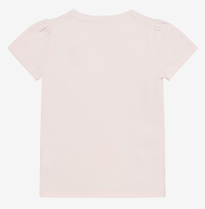 Minymo Kurzarm T-Shirt in Delicacy Rosa mit Tasche voller Blumen Minymo Kurzarm T-Shirt in Delicacy Rosa mit Tasche voller Blumen