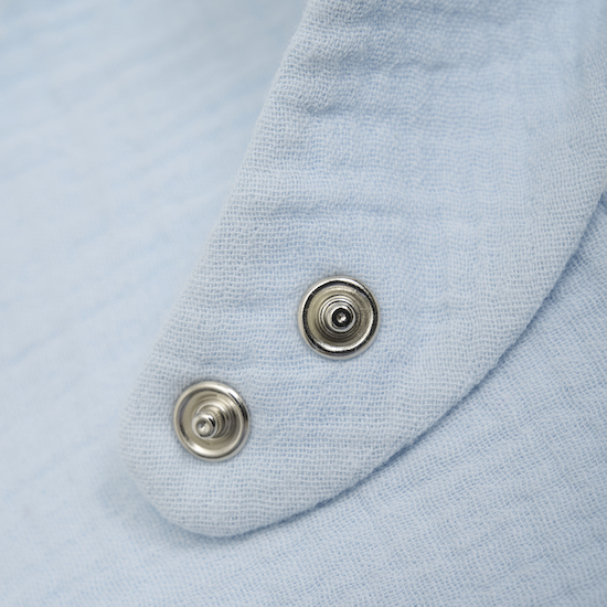 HUTTEliHUT Muslin Dreieckstuch in Blau