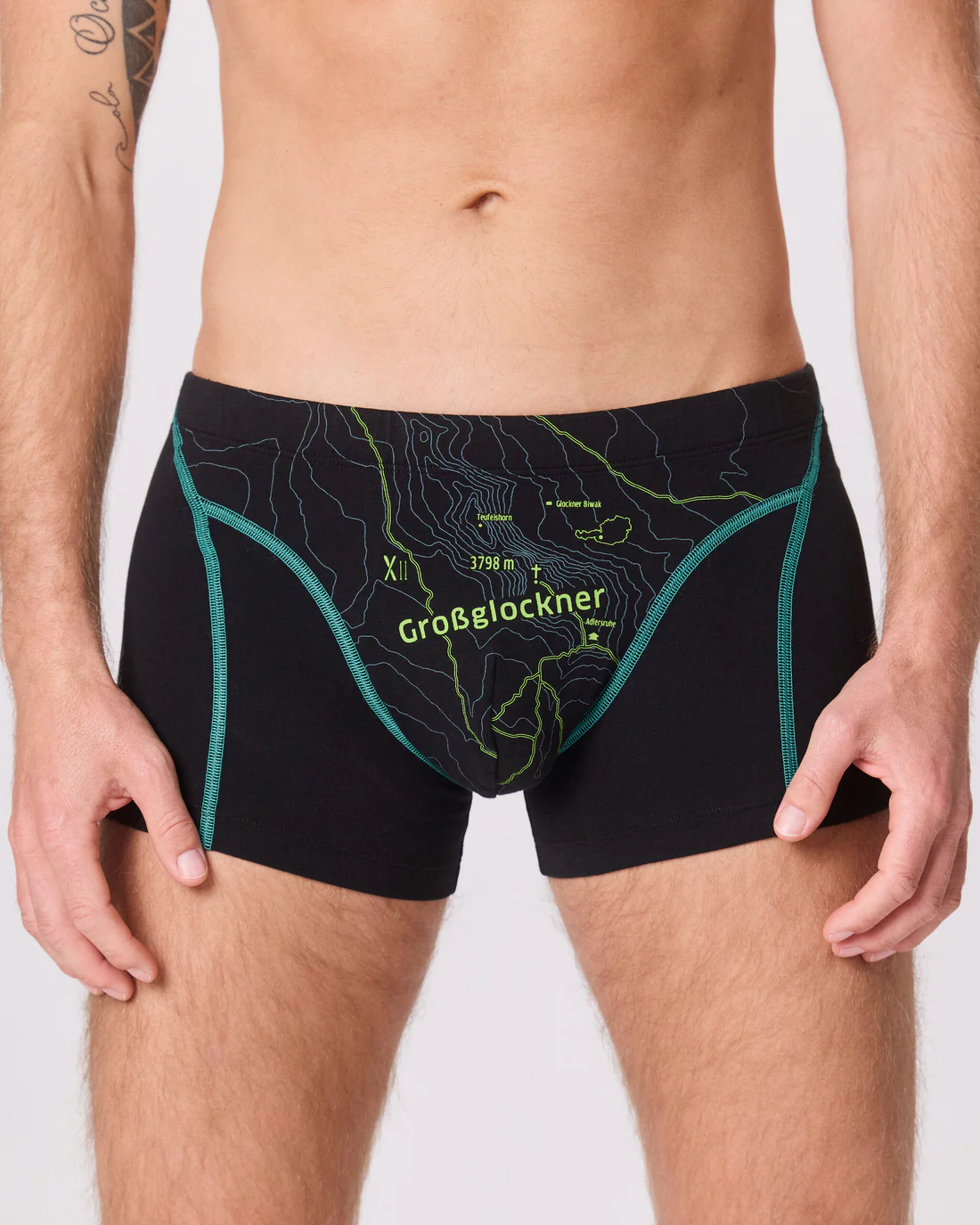 ESFE Alpine Bio-Wäsche Herren Boxer in Schwarz - GROSSGLOCKNER ESFE Alpine Bio-Wäsche Herren Boxer in Schwarz - GROSSGLOCKNER