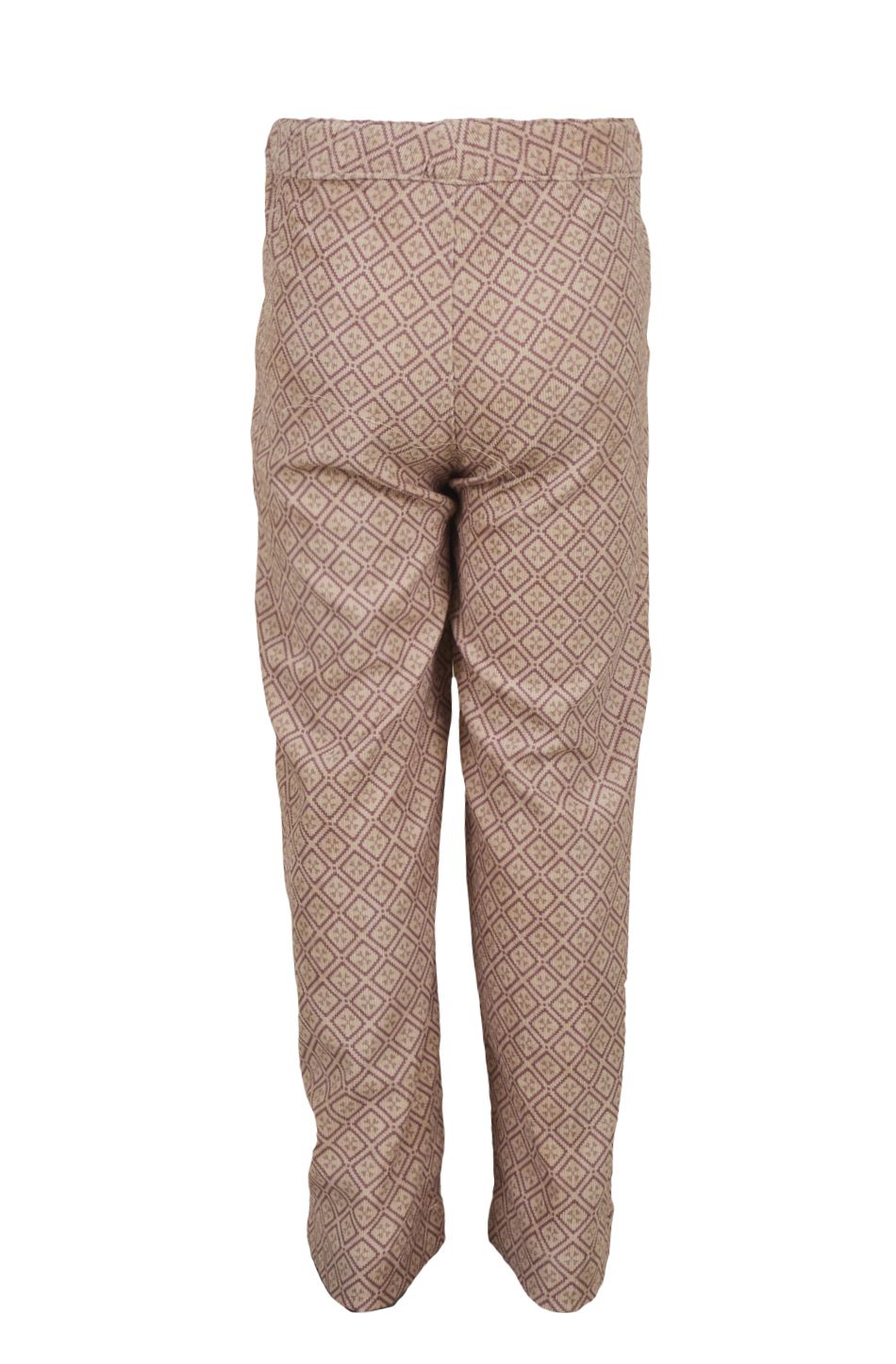 Mini Rebels SENIA Feinkord Hose mit Rautenmuster in Ecru