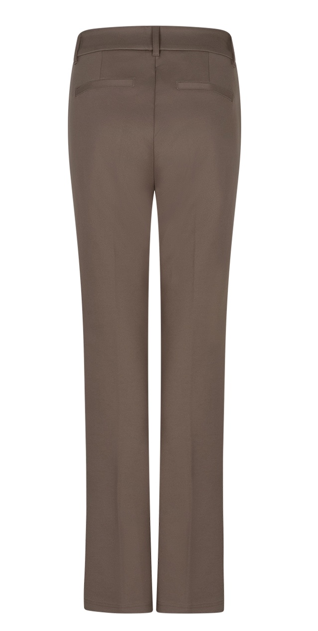 Red Button Bibette Punta Clay Viskose Stretch Chino in Taupe Braun