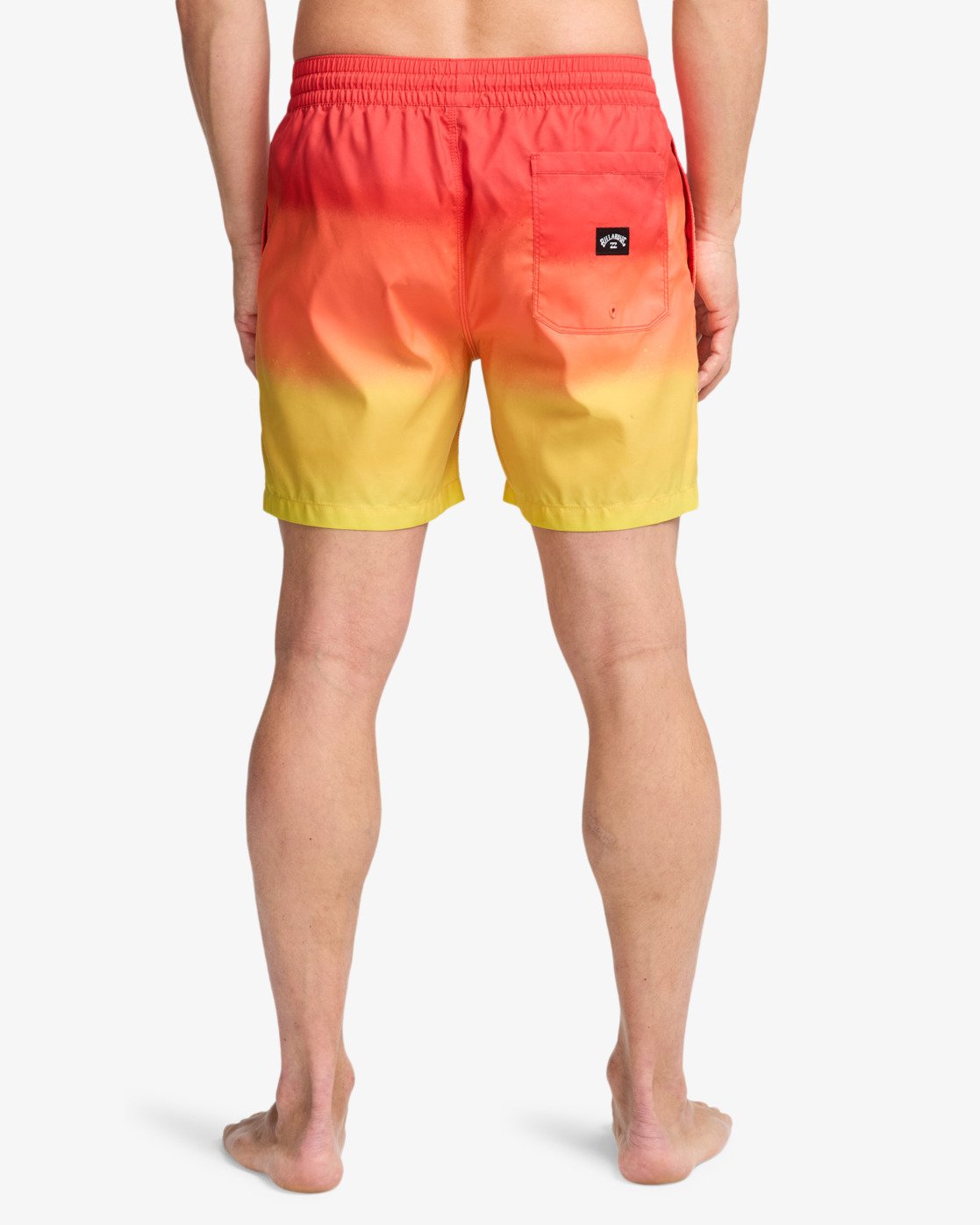 Billabong All Day Fade 16" - Layback Schwimmshorts für Männer - Retro Yellow Sunset