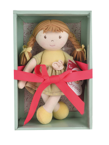Tikiri Bonikka Puppe Kuschelpuppe Lil'l Honey 25cm