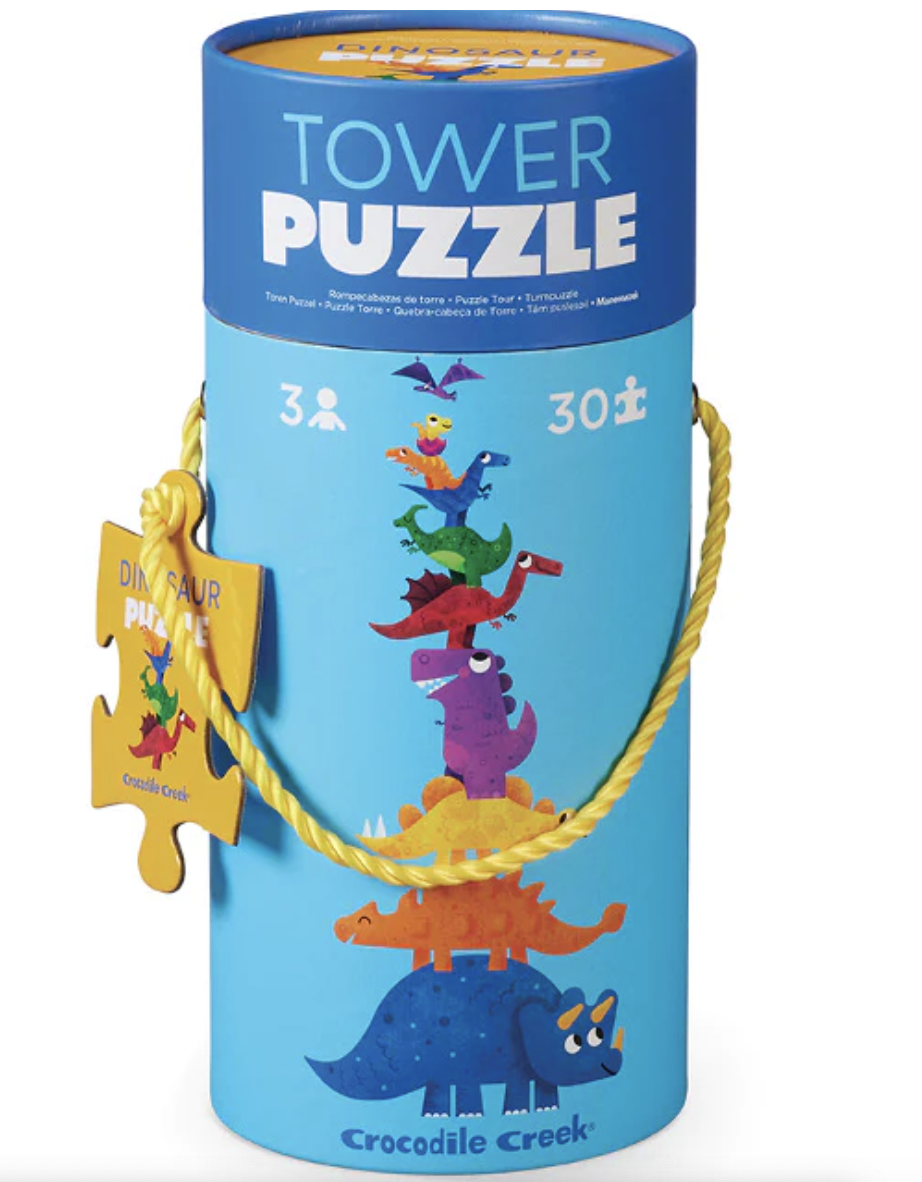 Crocodile Creek Tower Puzzle - Dinosaur Dinosaurier 30 Teile Crocodile Creek Tower Puzzle - Dinosaur Dinosaurier 30 Teile