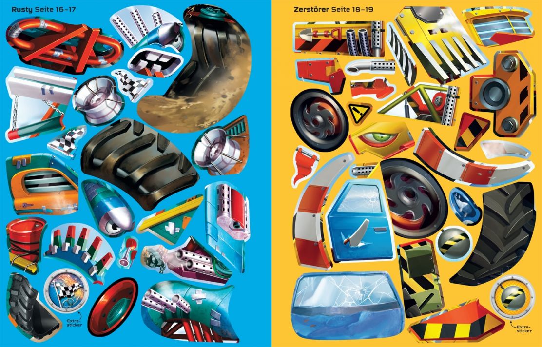 Usborne Der große Stickerspaß - Monster Trucks